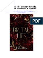 Brutal Lies The Brutal Duet Part The Brutal Series Book 4 BJ Alpha Full Chapter