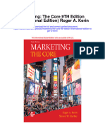 Download Marketing The Core 9Th Edition International Edition Roger A Kerin full chapter