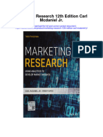 Marketing Research 12Th Edition Carl Mcdaniel JR Full Chapter