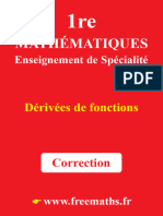 Derivee Et Tangente Corrige