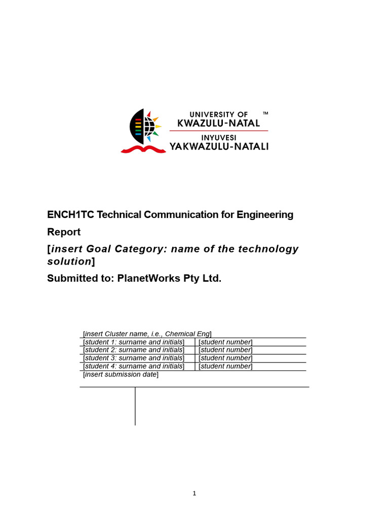 Report Template-Updated 22 June 2020 | PDF