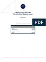 EHL - MiHM - Tuition Fees