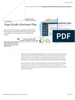 Yoga Studio Business Plan Template (2024)