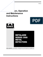 Manual Detector Metalarm 3500 - Eriez Magnetics