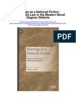 Marriage As A National Fiction Represented Law in The Modern Novel Dagmar Stoferle Full Chapter