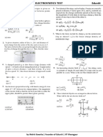 87 Electrostatics Test Question PDF Ananth Garg