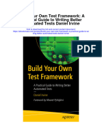 Download Build Your Own Test Framework A Practical Guide To Writing Better Automated Tests Daniel Irvine full chapter