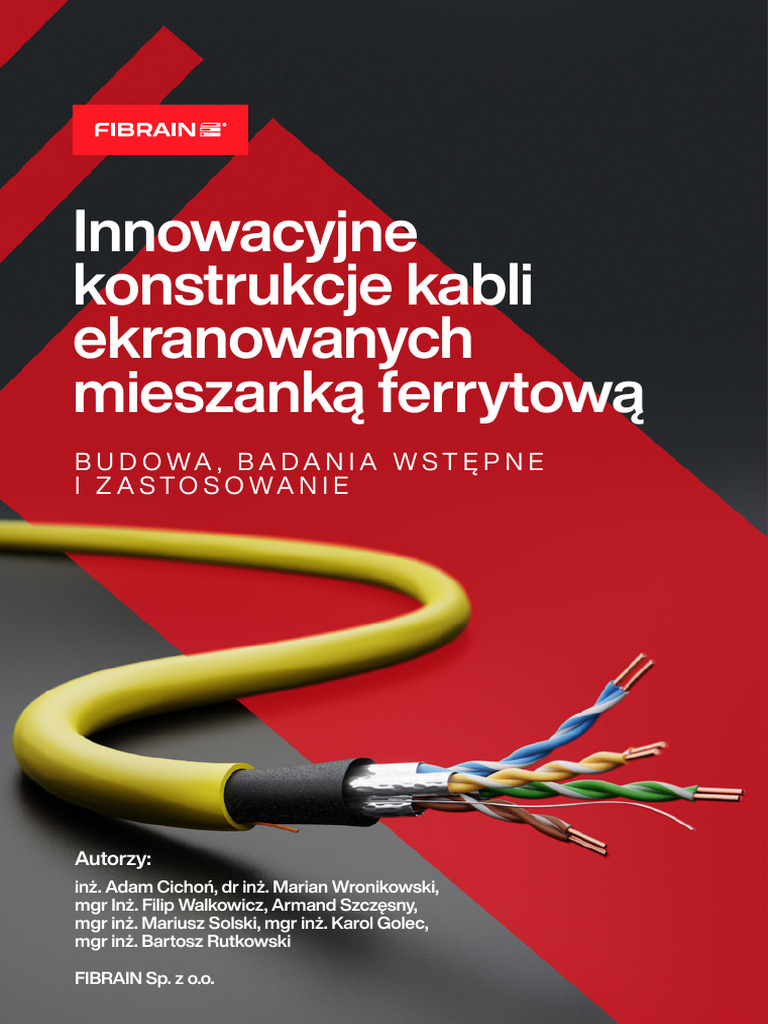 Innowacyjne Konstrukcje Kabli Ekranowanych Mieszanka Ferrytowa | PDF