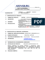 Hoja de Seguridad Material Safety Data Sheet