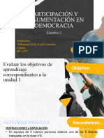 Clase 10 - Participación y Argumentación en Democracia