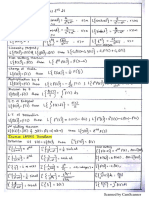 Applied Mathematics IMP Formulae