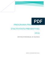 Programa Provincial Activitats Preventives 2024