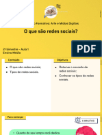 O Que São Redes Sociais?: Itinerário Formativo: Arte e Mídias Digitais