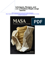 Download Masa Techniques Recipes And Reflections On A Timeless Staple Jorge Gaviria full chapter