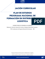 Plan de Estudios Distribucion y Logística UNEXCA