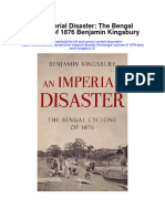 An Imperial Disaster The Bengal Cyclone of 1876 Benjamin Kingsbury 2 Full Chapter