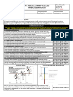 PT - Permissão para Trabalho - NR 35 Trabalho em Altura