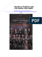 Download An Introduction To English Legal History 5Th Edition John Baker full chapter
