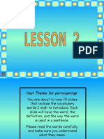 Lesson 2 No Im