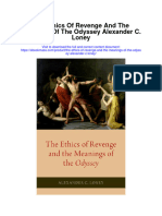 The Ethics of Revenge and The Meanings of The Odyssey Alexander C Loney Full Chapter