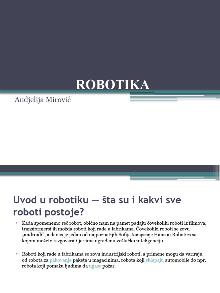 ROBOTIKA | PDF