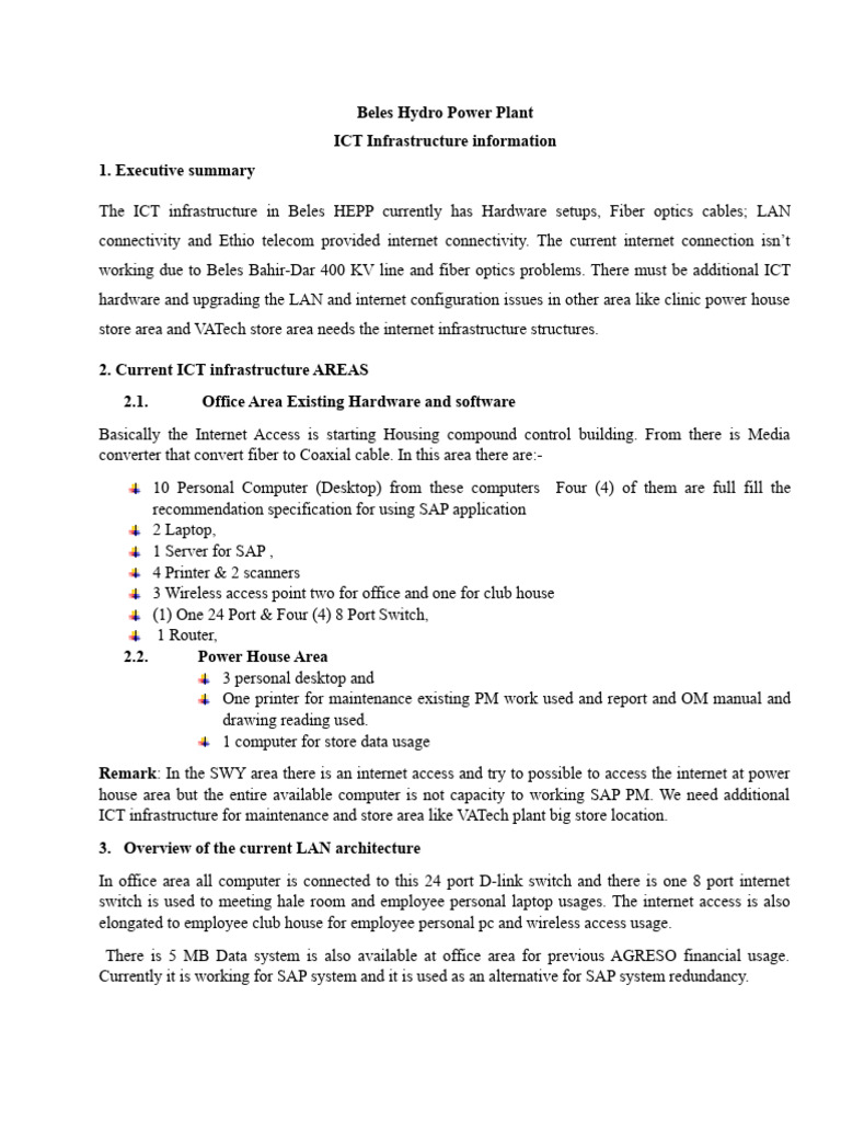Beles hydro power plant ictinf 2016 pdf internet access internet