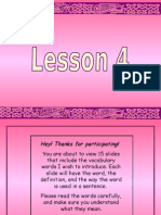 LESSON 4 IM