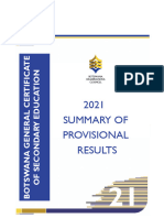 2021 Bgcse Provisional Report Final 18-02-2022