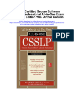 CSSLP Certified Secure Software Lifecycle Professional All in One Exam Guide 3Rd Edition WM Arthur Conklin Full Chapter