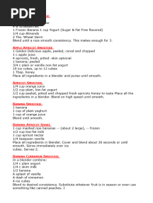 150 Smoothie Recipes