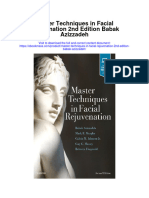Master Techniques in Facial Rejuvenation 2Nd Edition Babak Azizzadeh Full Chapter