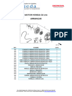Despiece Motor Honda GX270