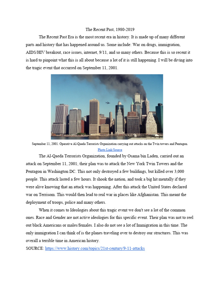 Recent Past Era | PDF | Politics