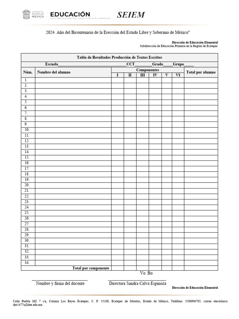 Formatos de Registro de Evaluacion Sisat | PDF