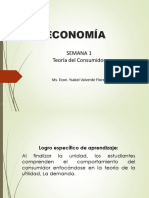 Semana 2 Teoría Consumidor y Utilidad