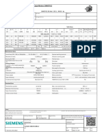 Data Sheet For Three-Phase Squirrel-Cage-Motors SIMOTICS: Motor Type: 1CV4353B Simotics SD Add - 355 L - Im B3 - 4P