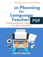 Lesson Planning for Language Teachers Evidence-Based Techniques for Busy Teachers (Language Teaching Essentials Book 1) (David Weller) (Z-Library)