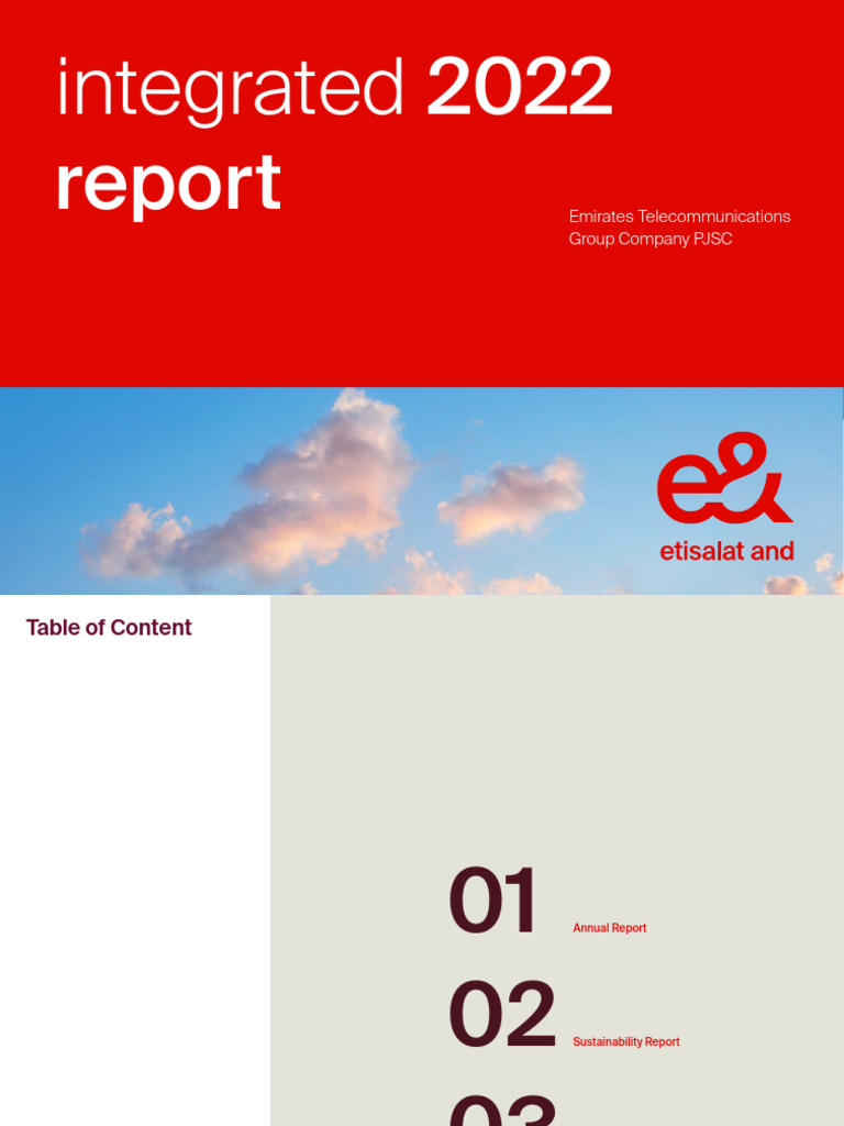 Integrated Report en 2022 PDF Service Industries