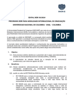 2024 Programa Deri para Mobilidade Internacional de Graduação Universidad Nacional de Colombia - Unal - Colombia