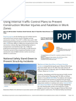 Using Internal Traffic Control Plans To Prevent Construction Worker Injuries and Fatalities in Work Zones Blogs CDC