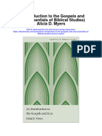 Download An Introduction To The Gospels And Acts Essentials Of Biblical Studies Alicia D Myers full chapter