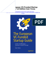 The European VC Funded Startup Guide 1St Edition Ivan Voras Full Chapter