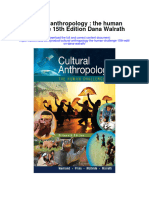 Cultural Anthropology The Human Challenge 15Th Edition Dana Walrath Full Chapter