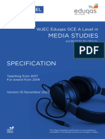 Eduqas A Level Media Studies Spec From 2017 e 27-05-2021