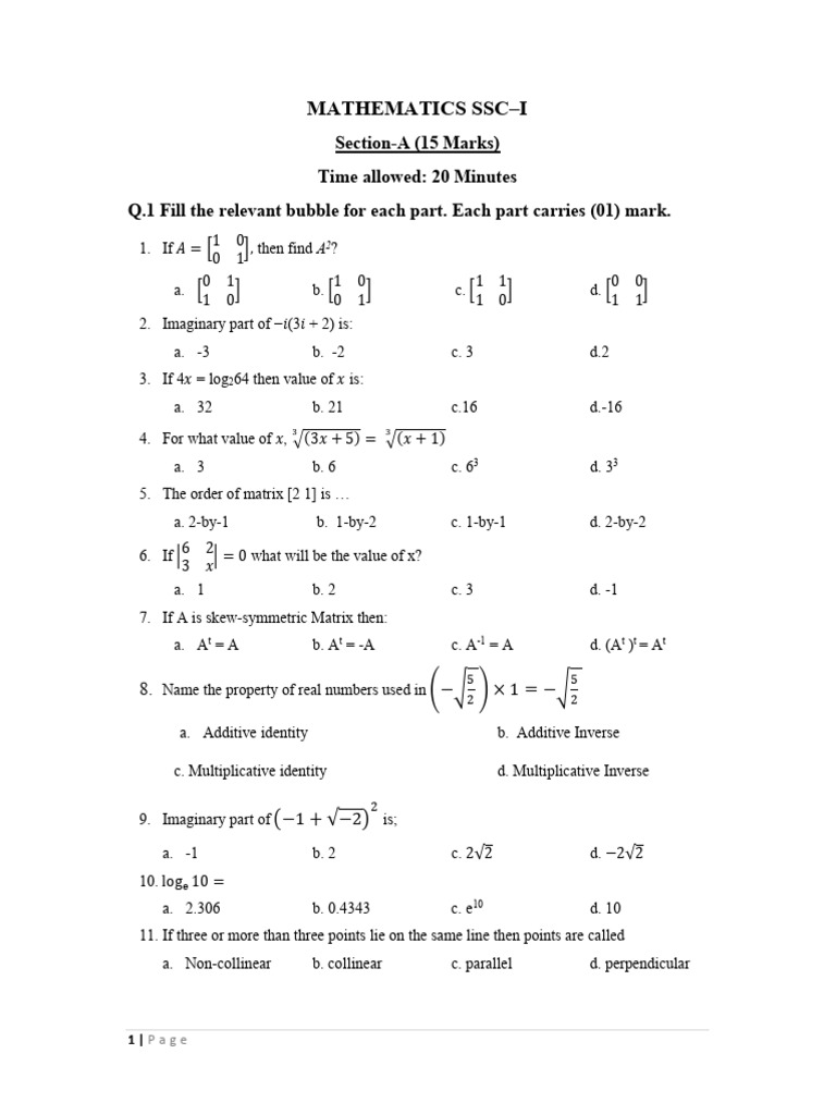 Class 9th mathematics paper pdf triangle elementary mathematics