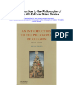 Download An Introduction To The Philosophy Of Religion 4Th Edition Brian Davies full chapter