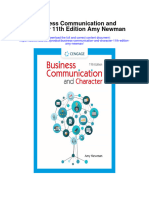 Business Communication and Character 11Th Edition Amy Newman Full Chapter