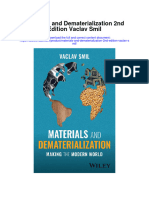Materials and Dematerialization 2Nd Edition Vaclav Smil Full Chapter