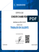 Curso Trabajos en Caliente - Doc 47140187 - Condori Chambi Rene