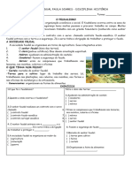 Prova História 6º Ano - Feudalismo